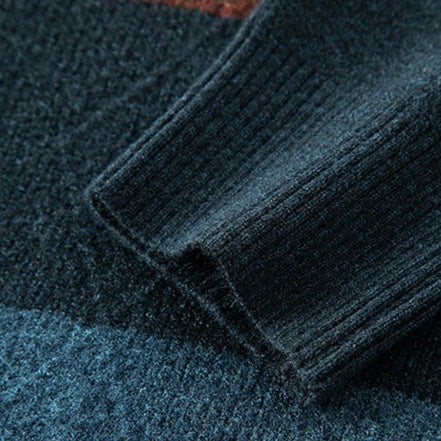 Silento Weave | Gebreide trui met diamantpatroon