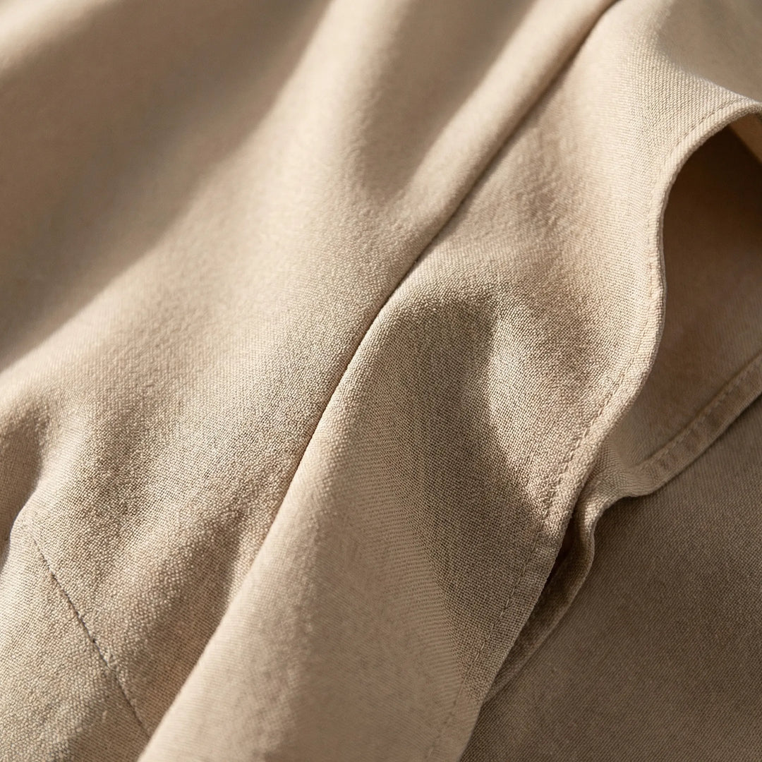 Elegante jumpsuit dames met strikceintuur | Wijde pijpen
