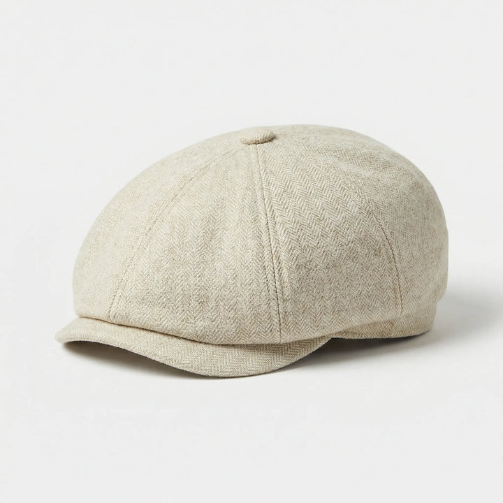 Flat cap voor heren | Newsboy-klep in katoen