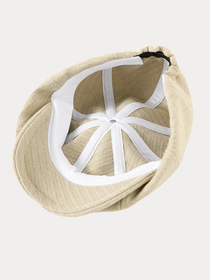 Flat cap voor heren | Newsboy-klep in katoen
