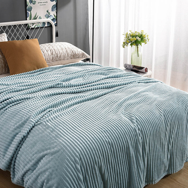 Fleece deken | Zachte fluwelen deken voor bank en bed