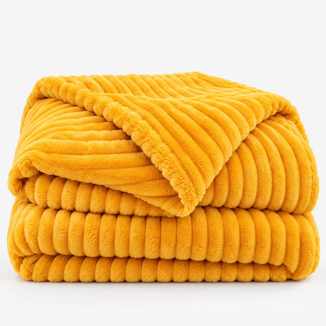Fleece deken | Zachte fluwelen deken voor bank en bed