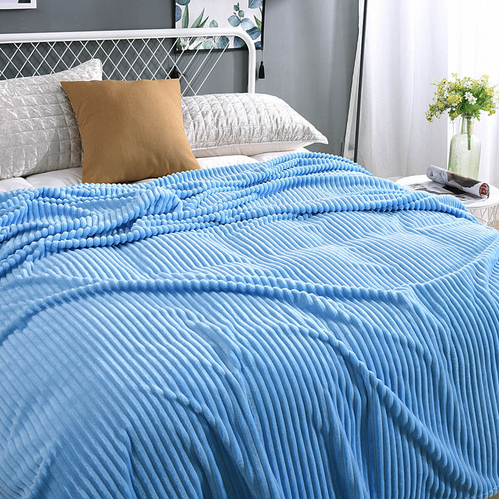 Fleece deken | Zachte fluwelen deken voor bank en bed