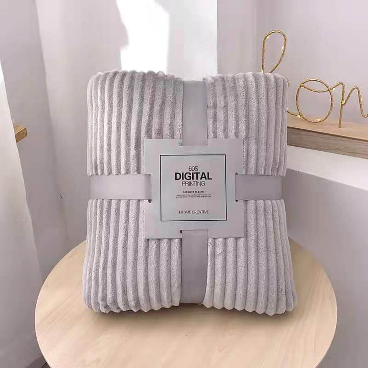 Fleece deken | Zachte fluwelen deken voor bank en bed