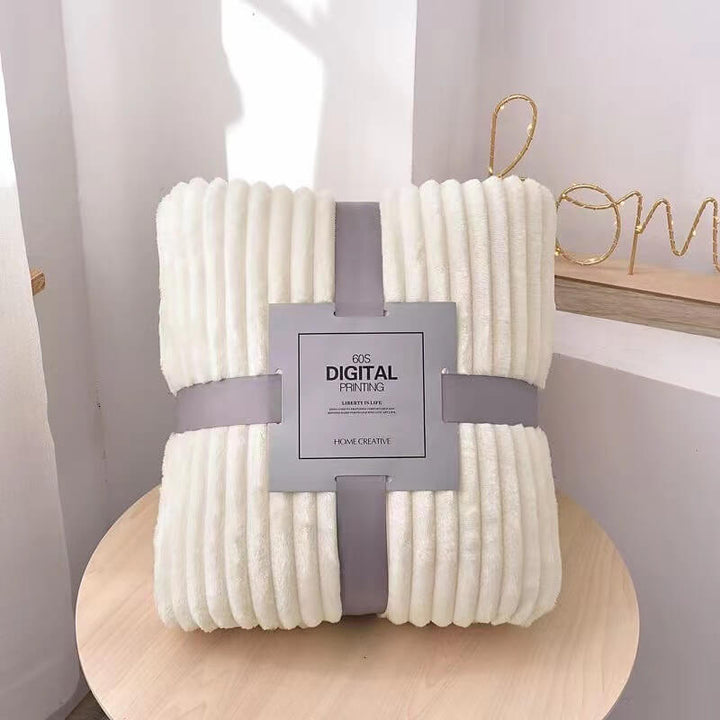 Fleece deken | Zachte fluwelen deken voor bank en bed
