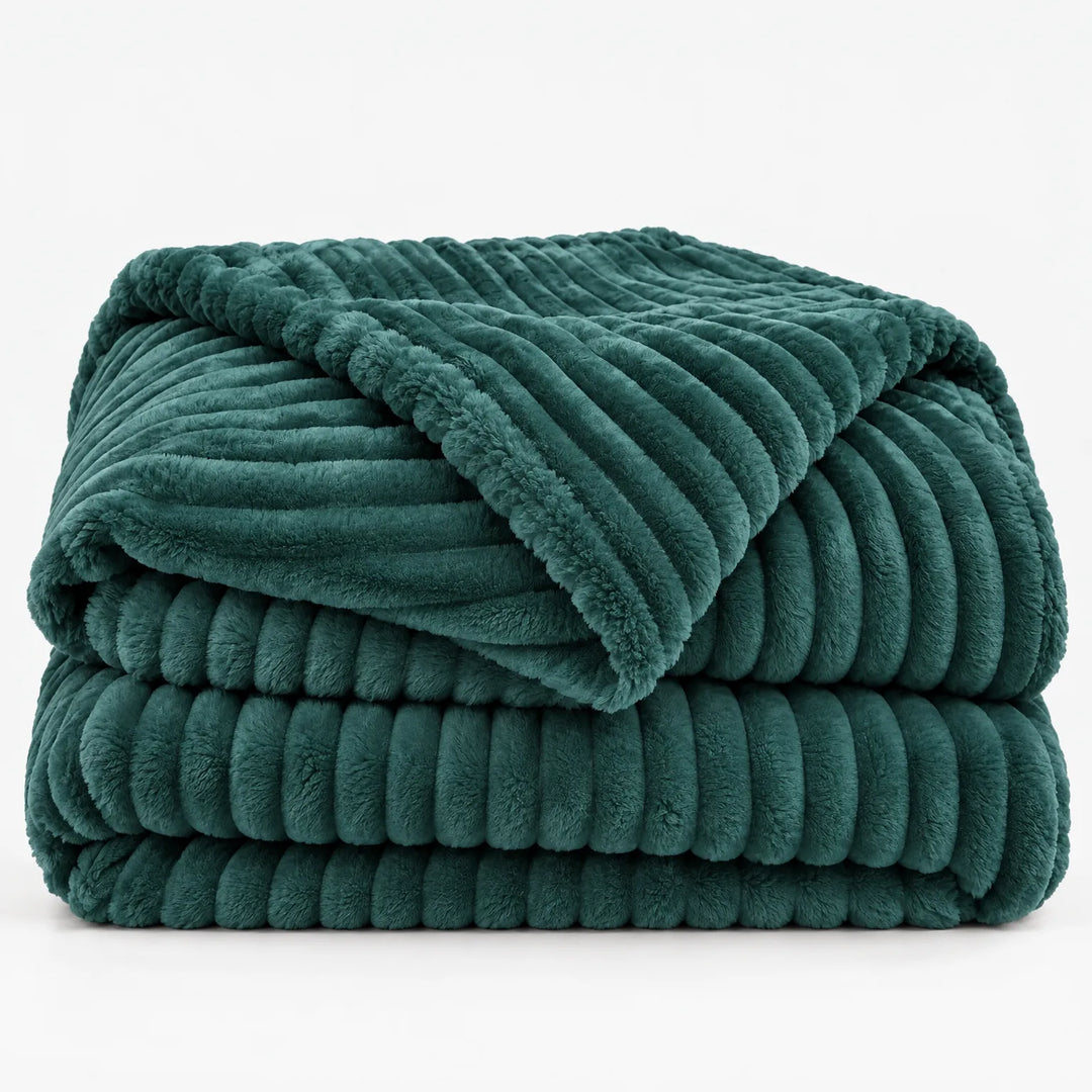 Fleece deken | Zachte fluwelen deken voor bank en bed