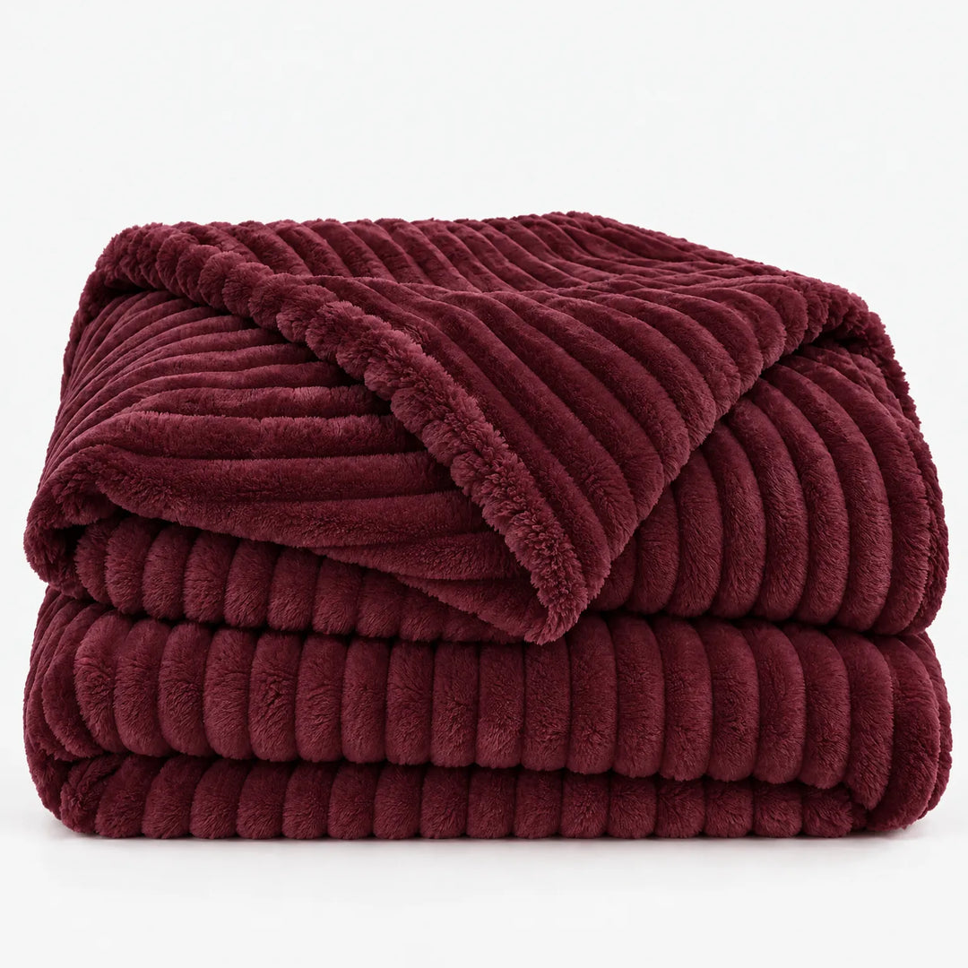 Fleece deken | Zachte fluwelen deken voor bank en bed
