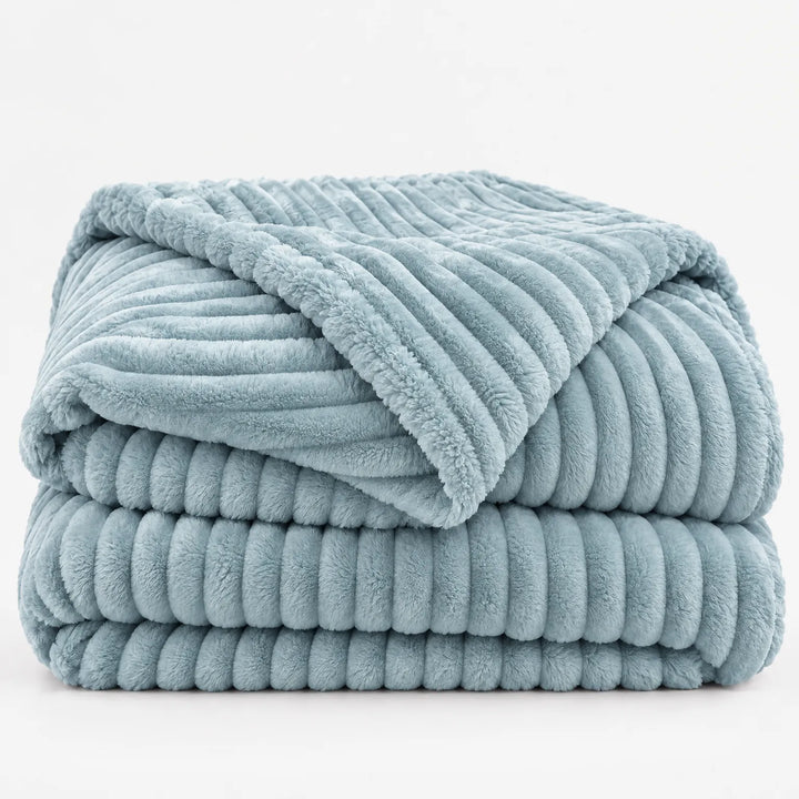 Fleece deken | Zachte fluwelen deken voor bank en bed