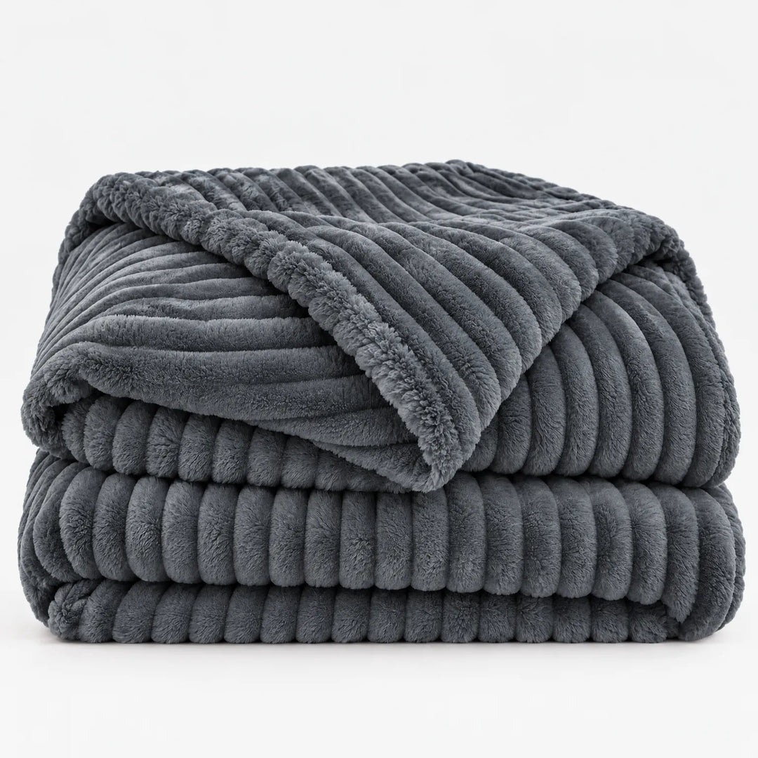 Fleece deken | Zachte fluwelen deken voor bank en bed