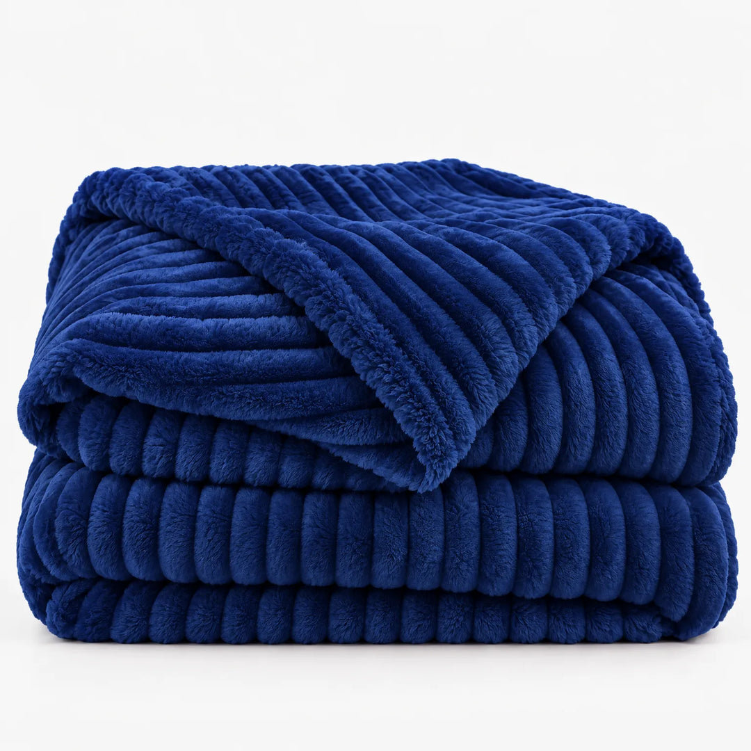 Fleece deken | Zachte fluwelen deken voor bank en bed