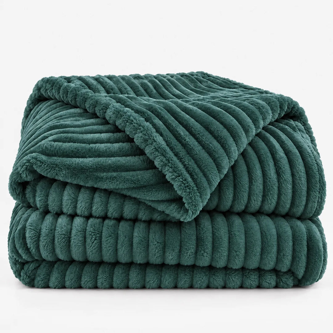 Fleece deken | Zachte fluwelen deken voor bank en bed
