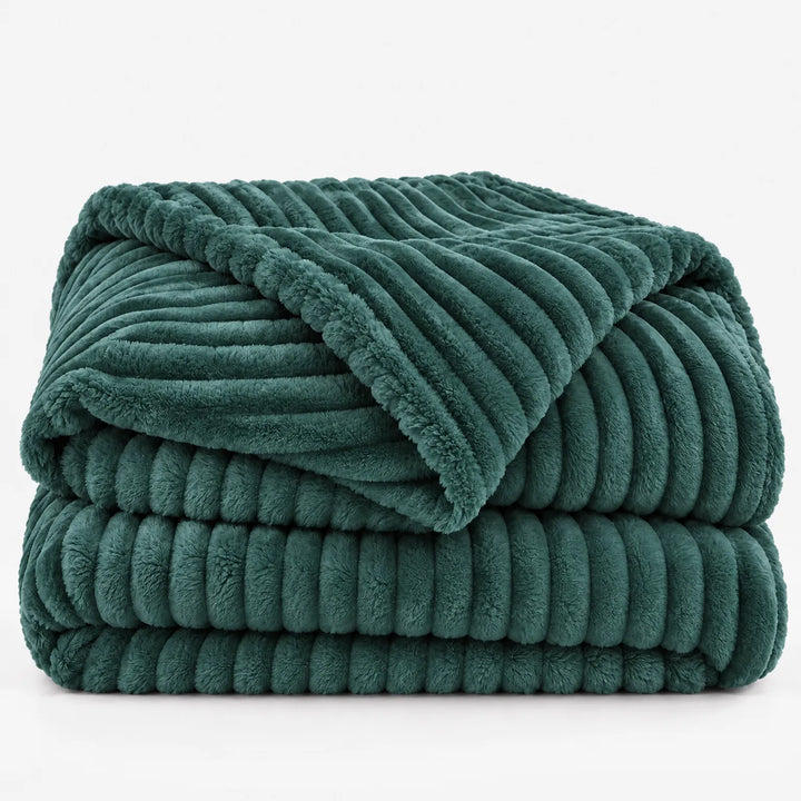 Fleece deken | Zachte fluwelen deken voor bank en bed