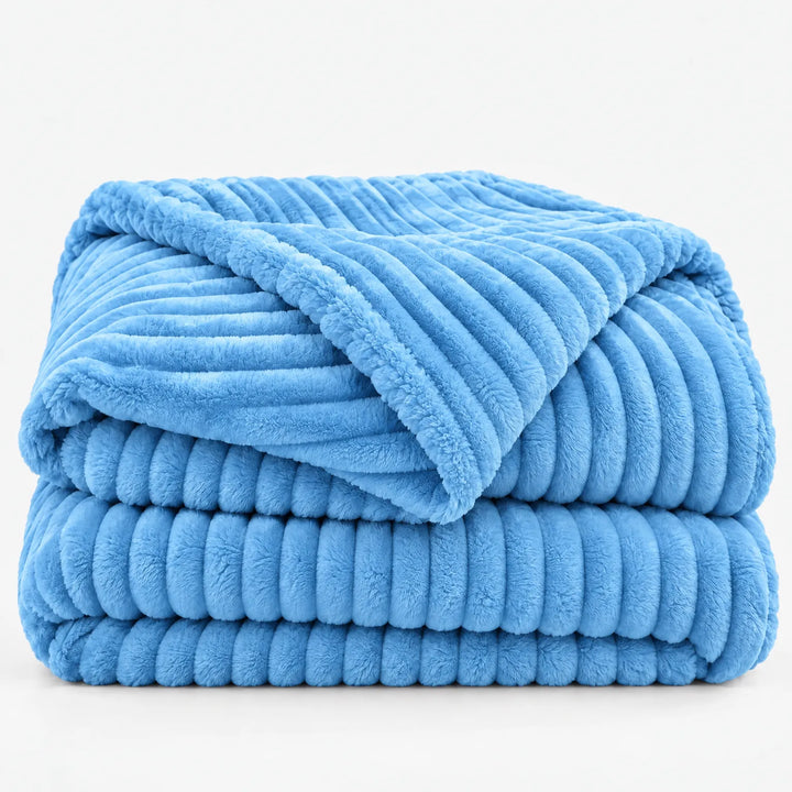 Fleece deken | Zachte fluwelen deken voor bank en bed