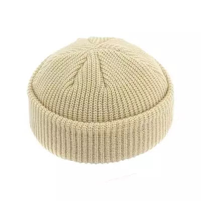 Docker Beanie | Unisex korte beanie van 100% katoen