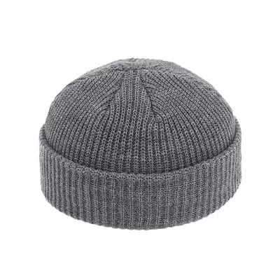 Docker Beanie | Unisex korte beanie van 100% katoen