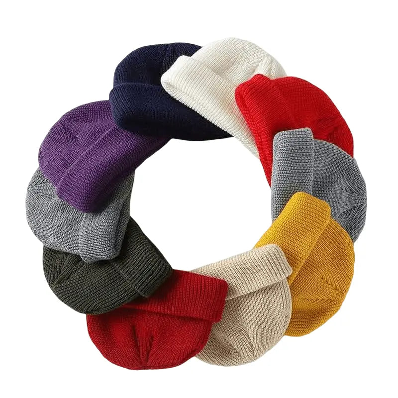 Docker Beanie | Unisex korte beanie van 100% katoen