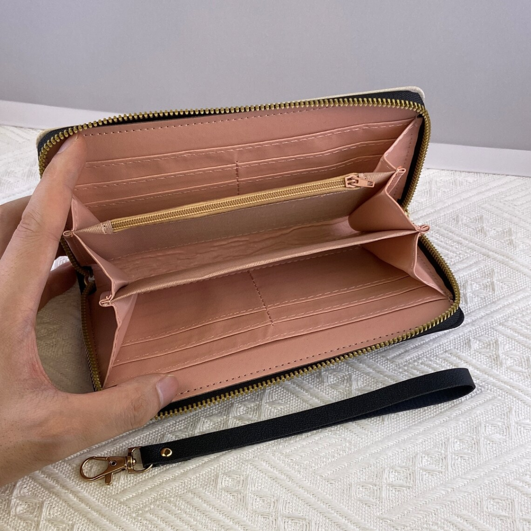 GeoLine | Lange portemonnee met geometrisch design