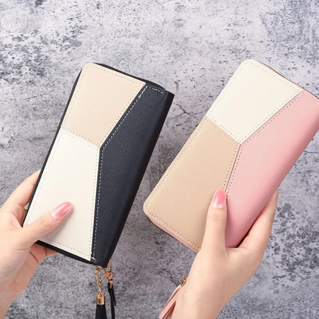 GeoLine | Lange portemonnee met geometrisch design