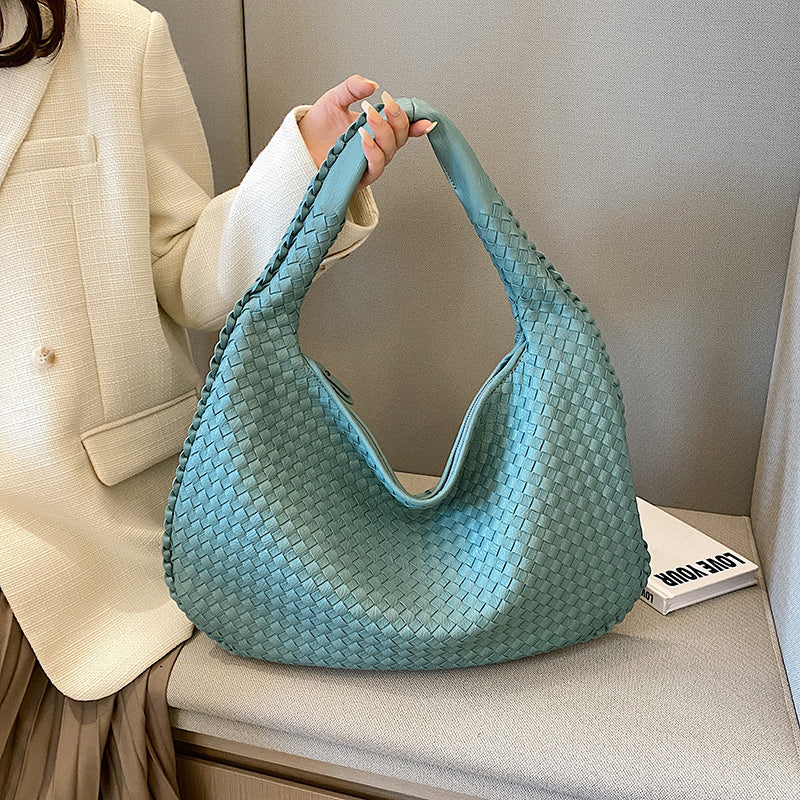 Hobo bag | Dames gevlochten schoudertas