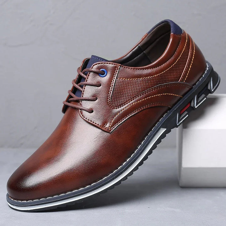 Heren schoenen | Nette leren veterschoenen orthopedisch comfort