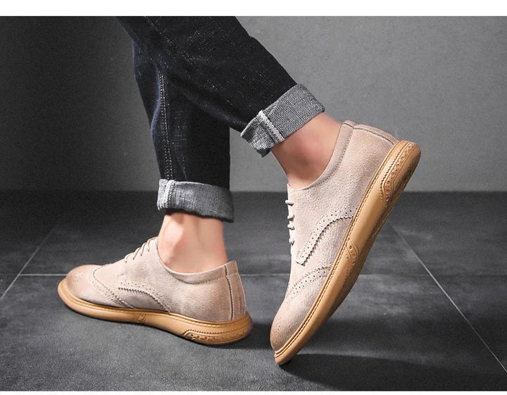 SuaveWalk | Klassieke suède brogues voor heren