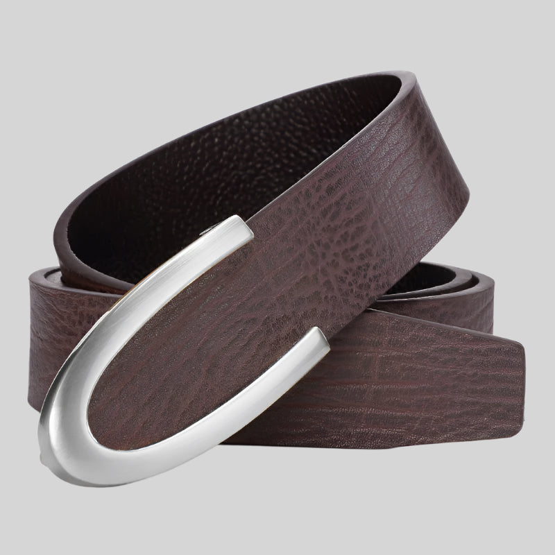 PureBuckle | Minimalistische leren riem van koeienhuid