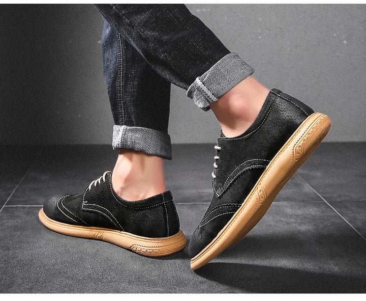 SuaveWalk | Klassieke suède brogues voor heren