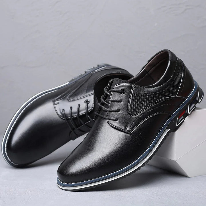Heren schoenen | Nette leren veterschoenen orthopedisch comfort