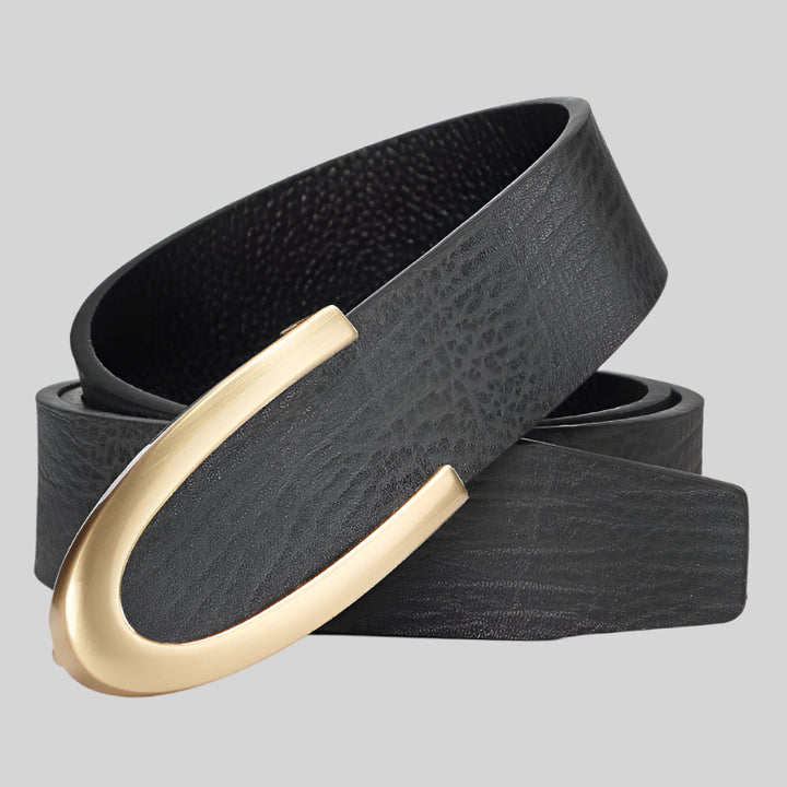 PureBuckle | Minimalistische leren riem van koeienhuid