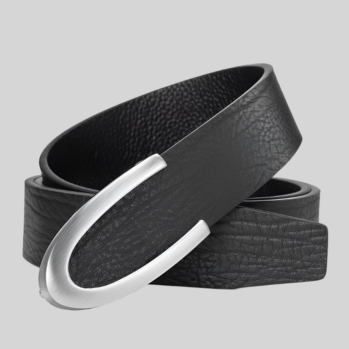 PureBuckle | Minimalistische leren riem van koeienhuid