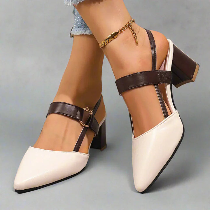 Hakken dames | Comfort hakken met brede zool
