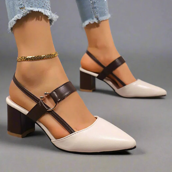 Hakken dames | Comfort hakken met brede zool