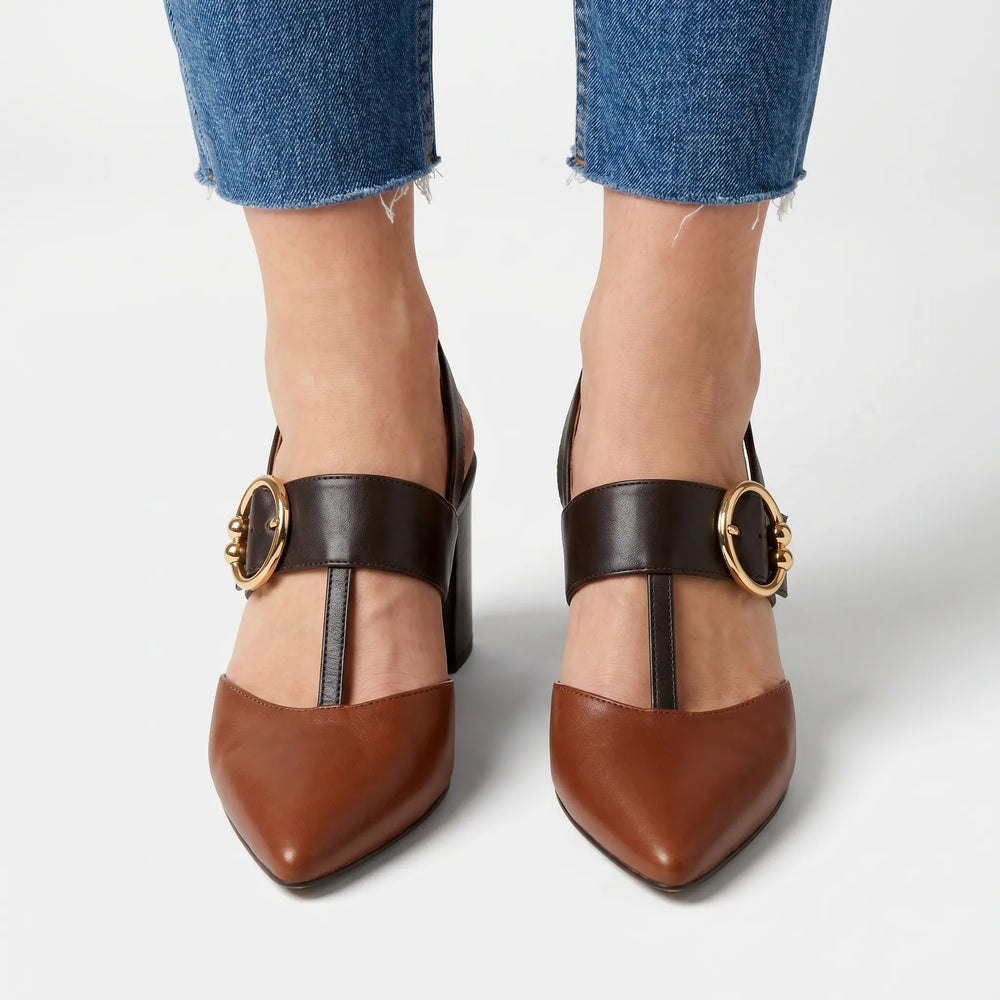 Hakken dames | Comfort hakken met brede zool