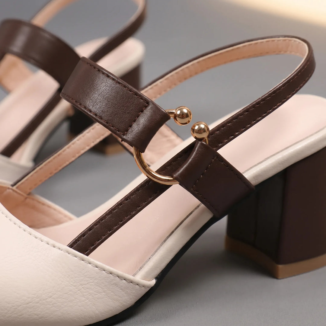 Hakken dames | Comfort hakken met brede zool