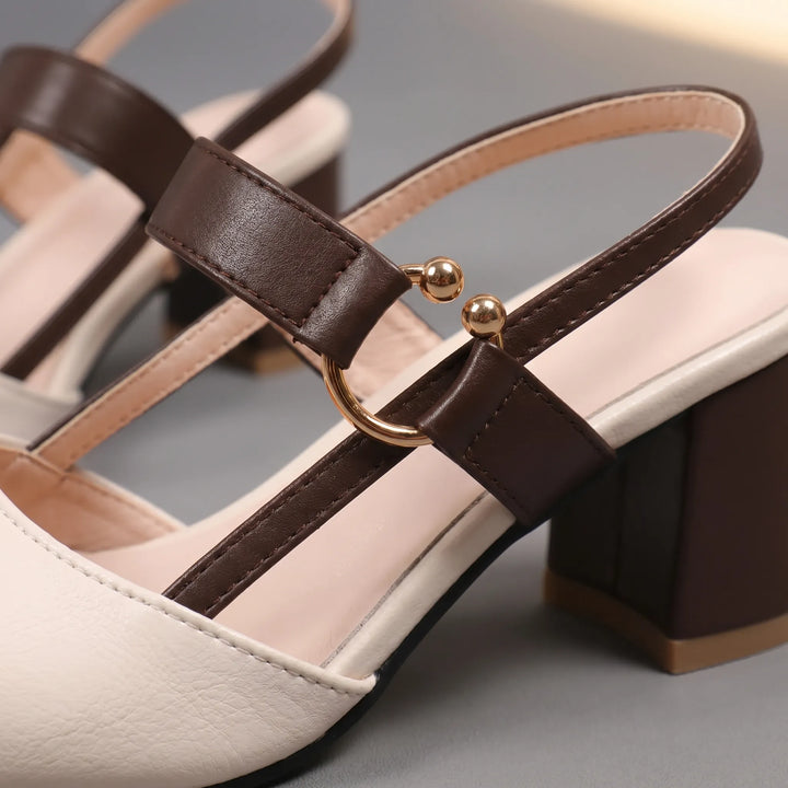 Hakken dames | Comfort hakken met brede zool