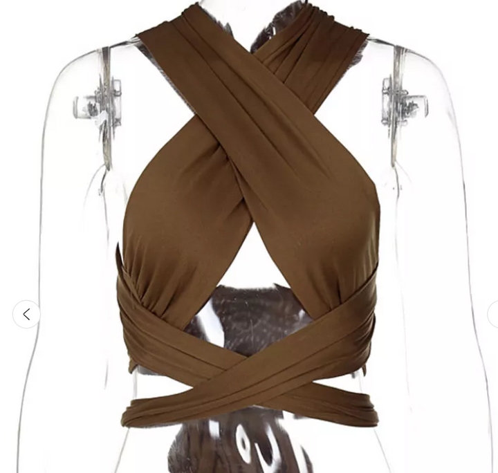 Halter top dames | Zomerse crop top