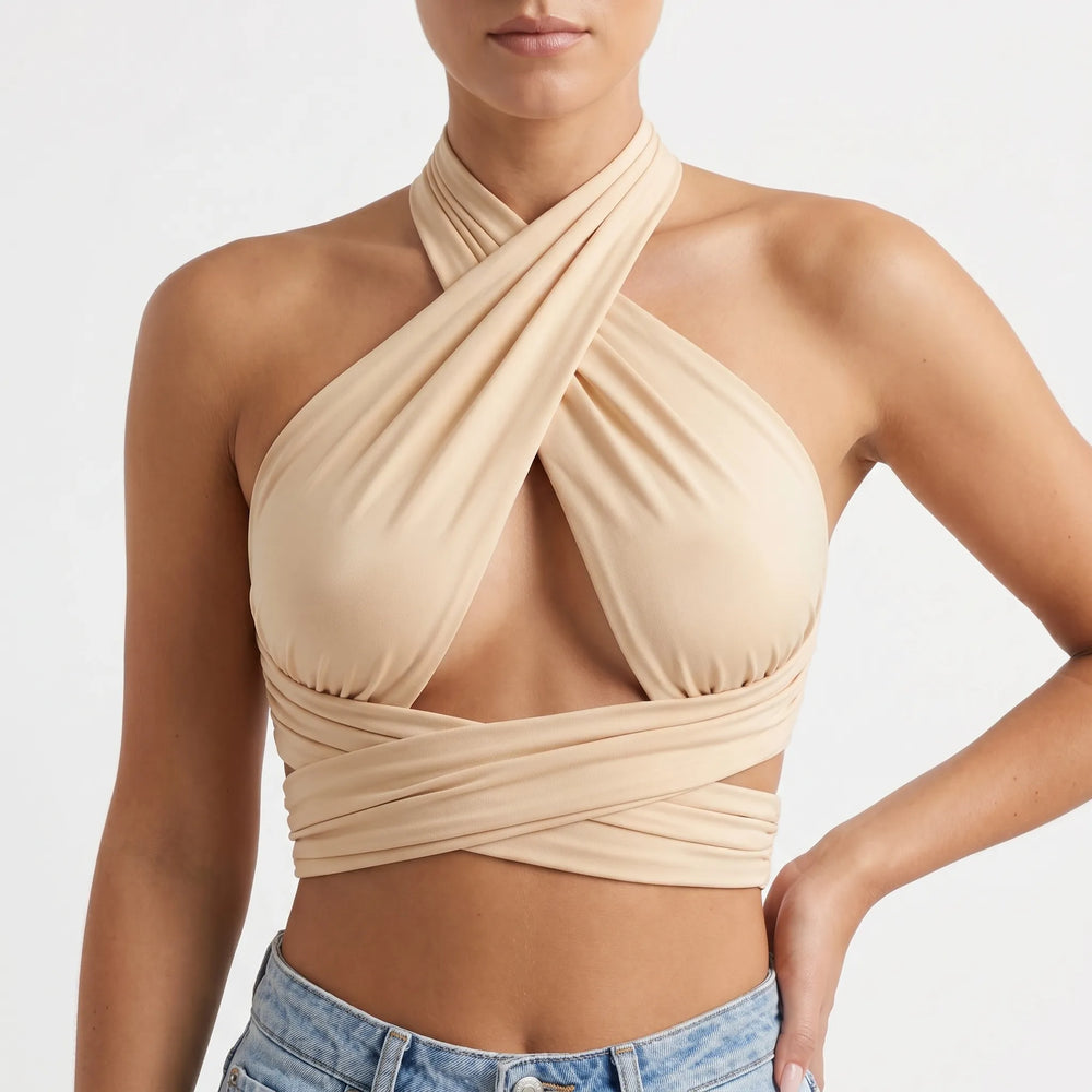 Halter top dames | Zomerse crop top
