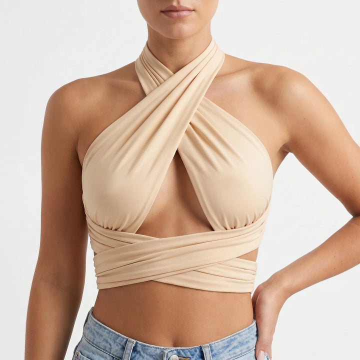 Halter top dames | Zomerse crop top