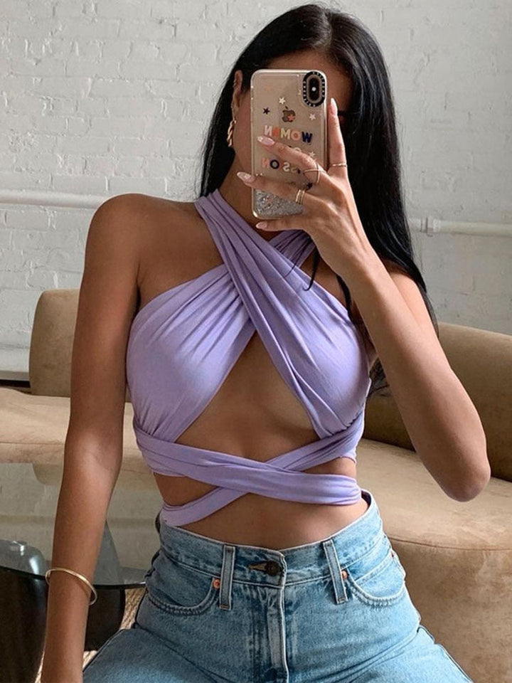 Halter top dames | Zomerse crop top