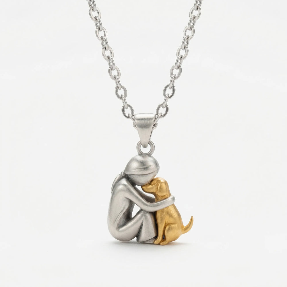 Hanger “Eeuwige vriendschap” | Liefdevolle band tussen mens en hond