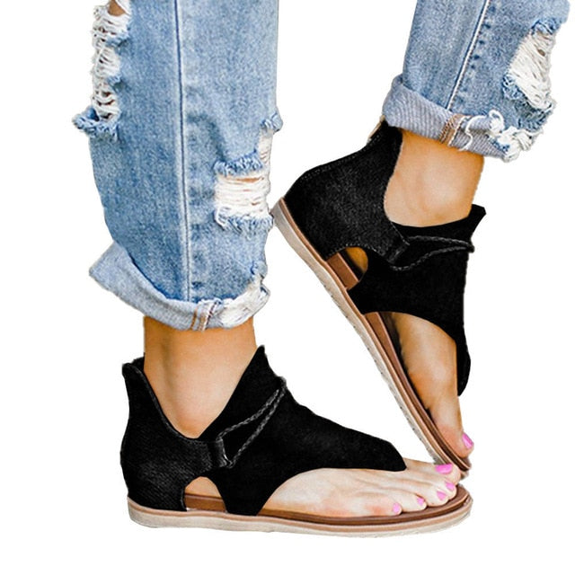 PanteraChic | Trendy sandalen met panterprint comfort