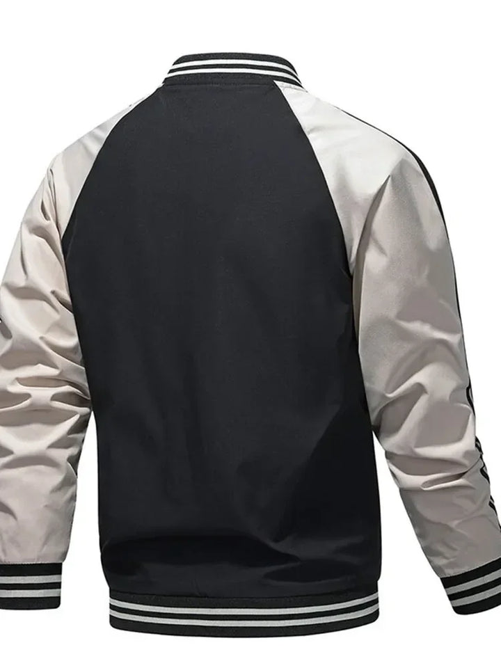 Heren bomberjas | Lichte tussenjas met rits en sportieve look