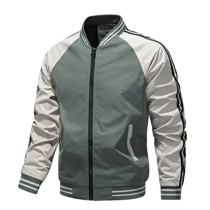 Heren bomberjas | Lichte tussenjas met rits en sportieve look