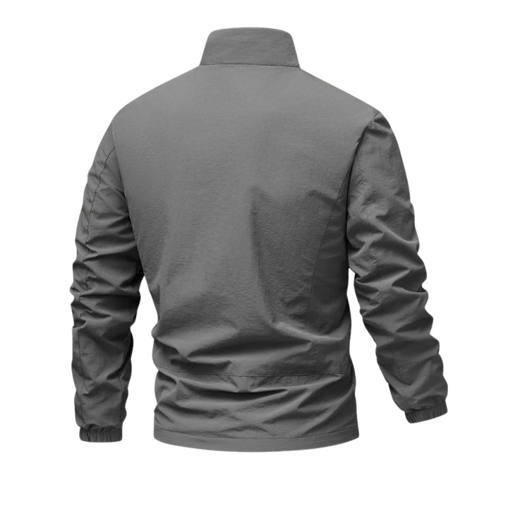 Heren windbreaker | Lichte zomerjas met rits en opstaande kraag