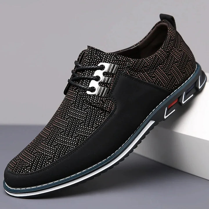 Herenschoenen | Casual veterschoenen met comfortzool