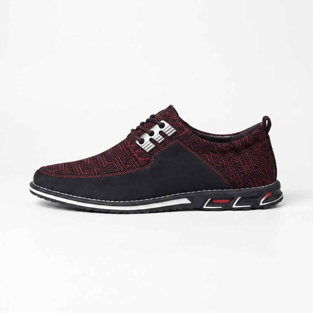 Herenschoenen | Casual veterschoenen met comfortzool