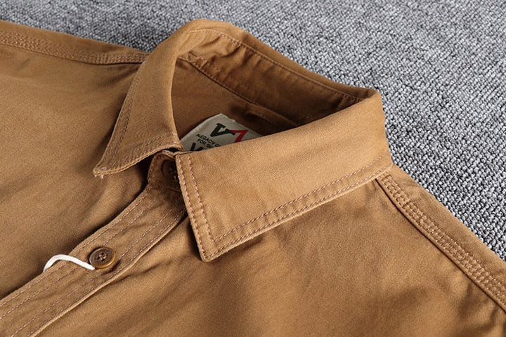 Lucas | Premium katoenen Cargo overhemd heren