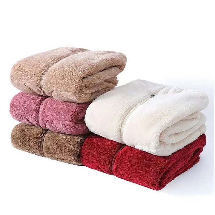 Hoodie dames | Teddy fleece vest met rits en capuchon