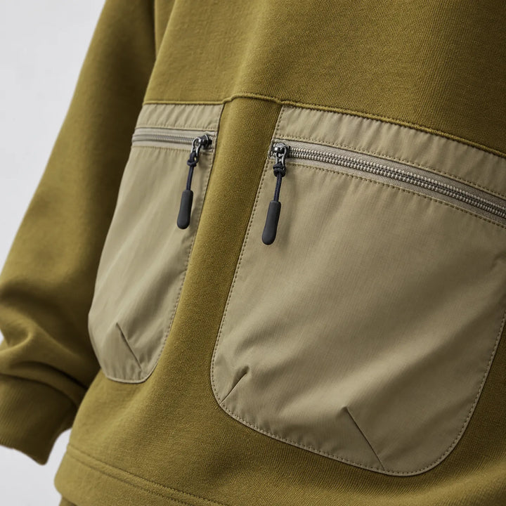 Hoodie heren | Oversized model met capuchon en buidelzak