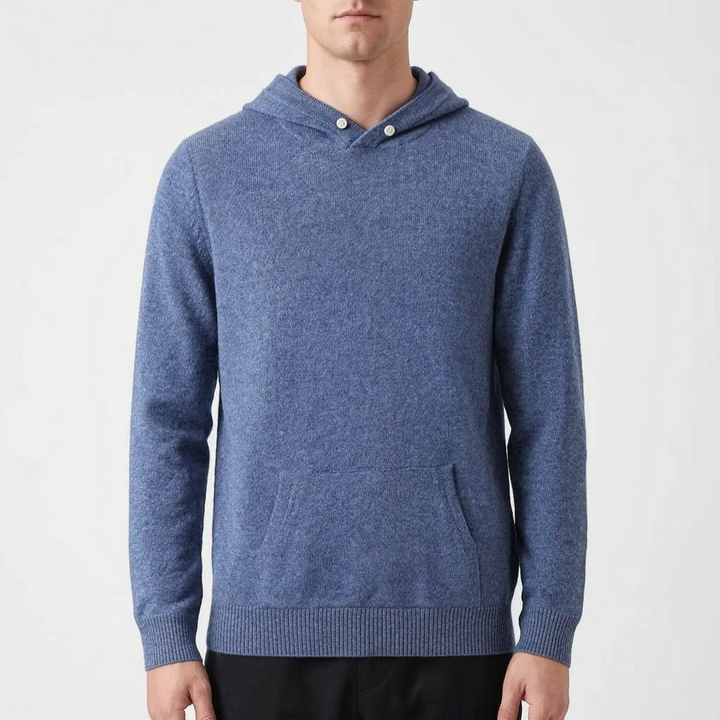 Hoodie heren | Wollen trui met capuchon